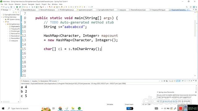 Efficient Java Algorithm: Find Duplicate Characters in a String смотреть онлайн