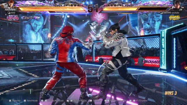 Tekken 8 - EDGE (HWOARANG) VS SANTAMA-youtube (JIN) смотреть онлайн