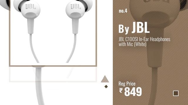 Top 10 Jbl Headphones With Microphone [2018]: JBL C100SI In-Ear Headphones with Mic (Black) смотреть онлайн