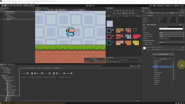 Tilemap & Tile Palette | Build a 2D Platformer Game in Unity #2 смотреть онлайн