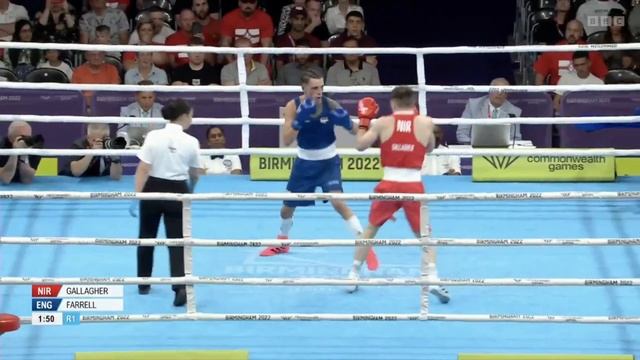 Niall Farrell (ENG) vs. Jude Gallagher (NIR) Commonwealth Games 2022 (57kg) смотреть онлайн