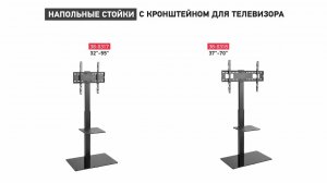 Напольные стойки с кронштейном для телевизора