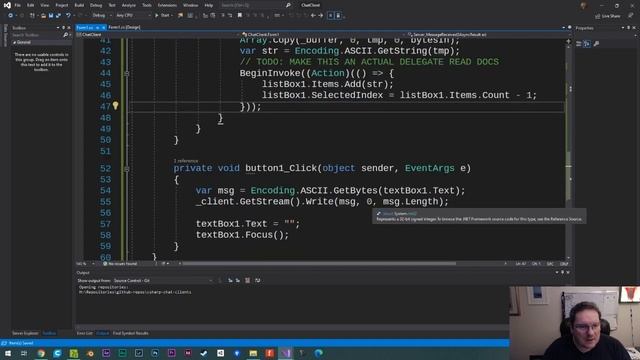 Chat Client/Server in C# and C++ (WinForms, WinSock) (2020) смотреть онлайн