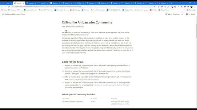 Leaderboard & New Activities at Manta Network Ambassador Program! смотреть онлайн