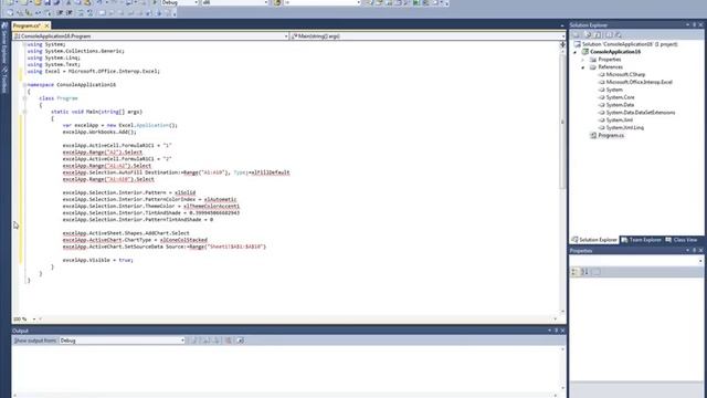 Convert Visual Basic for Applications Macro to C# 4.0 смотреть онлайн