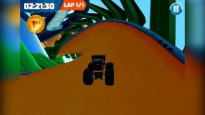 Hot Wheels Unlimited: Monster Trucks Race In Valentine Tracks