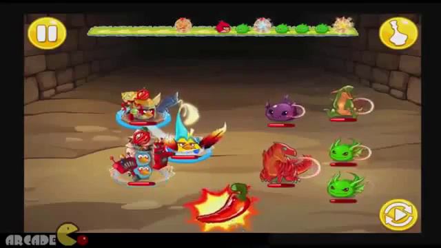 Angry Birds Epic: Angry Birds Vs Green BOSS Dragon Puzzle & Dragon Crossover смотреть онлайн