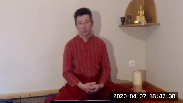 беседа о буддизме 7.04.20 смотреть онлайн
