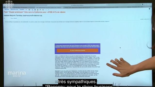 Marina Orsini, émission de télé. Chronique régulière pendant 4 ans. смотреть онлайн