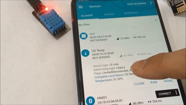 Sending Sensor Data to Android Phone using Arduino and NRF24L01 over Bluetooth (BLE) смотреть онлайн