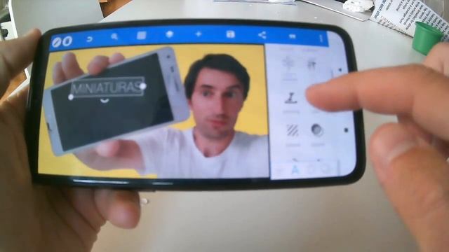 Como crear MINIATURAS para YOUTUBE desde ANDROID ? Miniaturas para youtube en movil (celular) смотреть онлайн