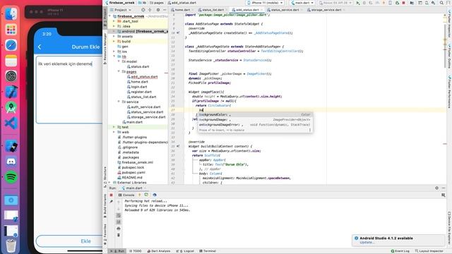 Flutter - 43. Firebase (Storage) Media yükleme смотреть онлайн