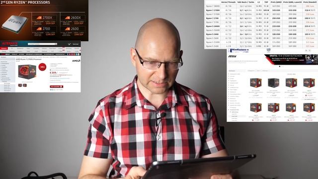 AMD Ryzen 7 2700X, Райзен 5 2600X - ЦЕНЫ, ХАРАКТЕРИСТИКИ
