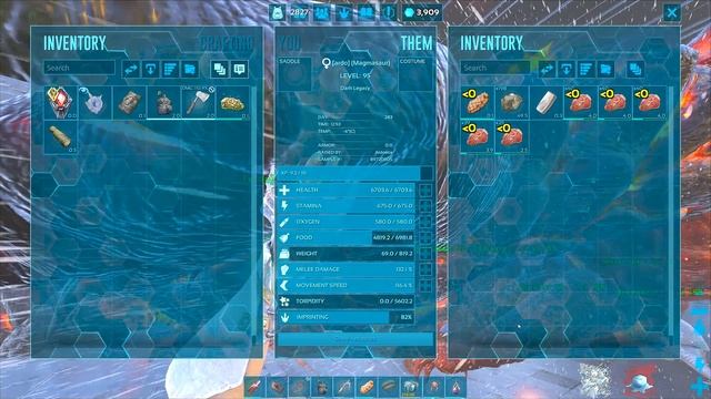 Farming Element in The MAGMASAUR Den.. | Ark Genesis official small tribes E12 смотреть онлайн