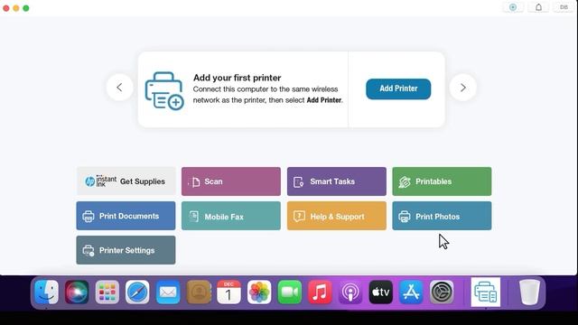 Установка принтера HP в MacOS с использованием подключения USB | Принтеры HP | @HPSupport