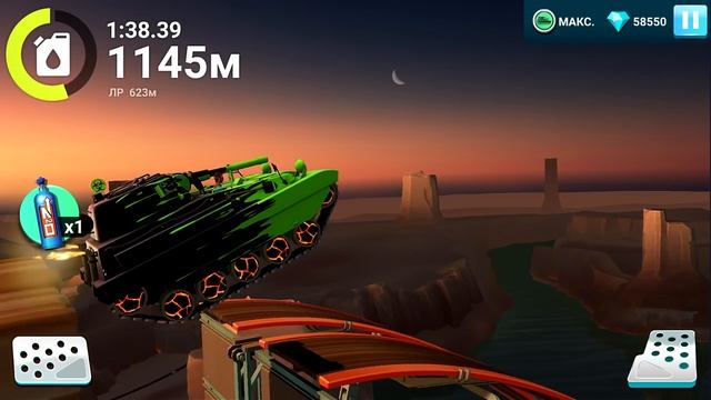 На ТАНКЕ не вариант АМФИБИЯ СМОЖЕТ - MMX HILL DASH 2 машины монстры прохождение игры смотреть онлайн
