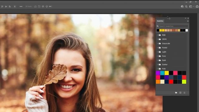 How to Create Color Palette in Photoshop смотреть онлайн