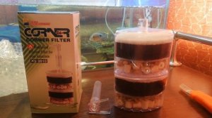 CORNER FILTER XY 2010 Аэрлифтный фильтр для аквариума. Заказ с Wildberries.Распечатка.Обзор фильтра