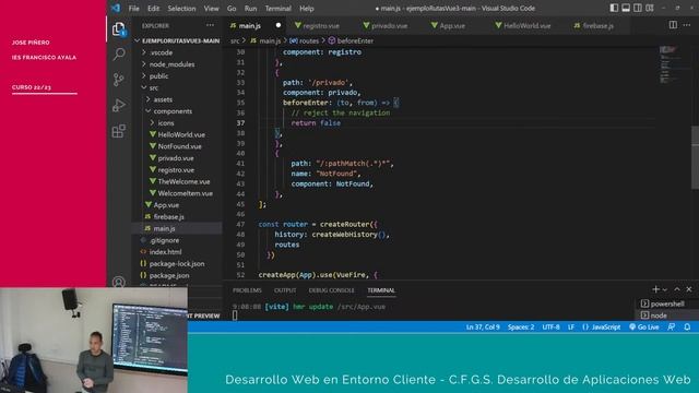 UD 7: Vue Auth смотреть онлайн