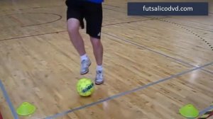 FUTSAL SKILLS ONLY IN 6 MINUTES A DAY | Futsal footwork training.