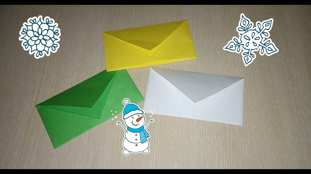 Конверт из бумаги своими руками//легко,просто,быстро смотреть онлайн