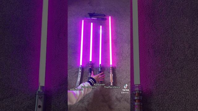 Pink Lightsaber Comparison смотреть онлайн