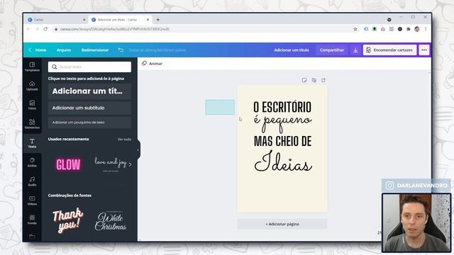 Como Criar um Cartaz de Promoção ou Quadro Decorativo no Canva? Crie e Imprima 100% online! смотреть онлайн