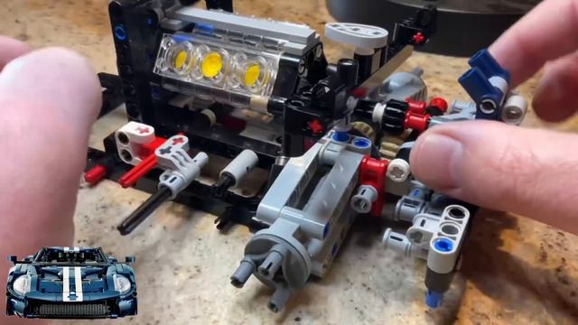 Lego, Ford 2022, engine mounted! Part 2 смотреть онлайн