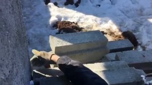 кладка пазогребневых блоков на клей пену