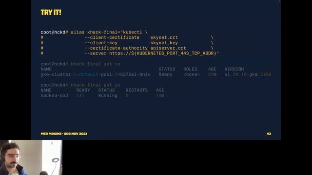 Kubernetes attaque & défense : Exploitation du Kubelet TLS Bootstrapping - by Mohamed Mouine смотреть онлайн
