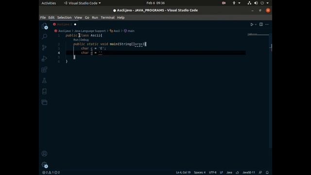 Find Ascii value using java смотреть онлайн