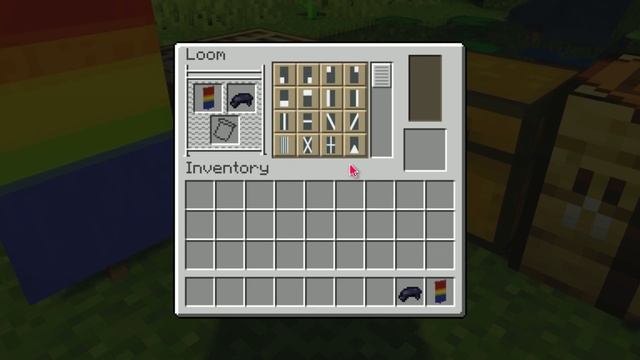 How To Make A Rainbow Banner in Minecraft! (1.16+) (LOOM CRAFTING) смотреть онлайн