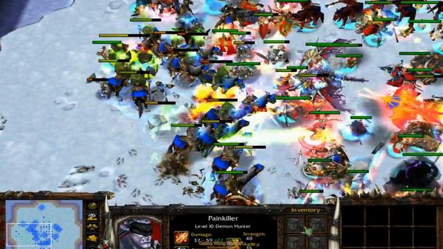 100 Dark Wizard (Lv08) vs All Races Melee Units & Heroes (Fully Upgrade) 1080p смотреть онлайн
