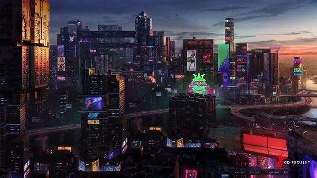 ✨?? CITY-CYBERPUNK 2077 - видео обои для ПК смотреть онлайн