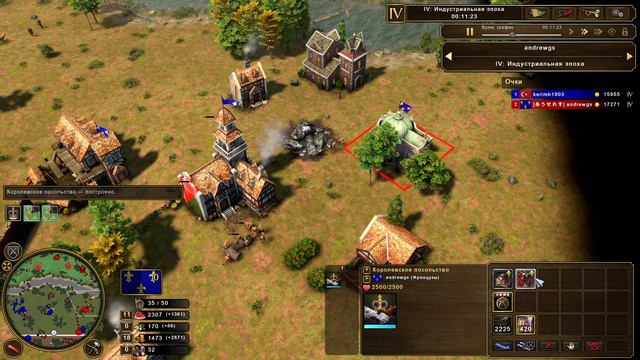 Age of Empires III Definitive Edition France vs Ottomans Вафельные комментарии #244 смотреть онлайн