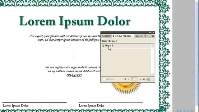 Adobe Indesign Tutorial in Tamil | Data Merge смотреть онлайн