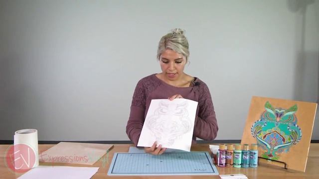 How to use Adhesive Vinyl as a Coloring Page on Wood смотреть онлайн
