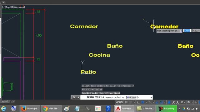 Como Alinear Textos y Distribuirlos Vertical y Horizontal automáticamente con AutoCAD смотреть онлайн