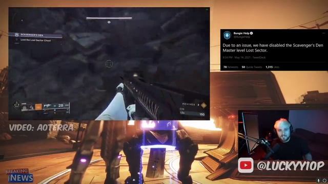 Bungie Disables Lost Sector Because Of Bug!? смотреть онлайн