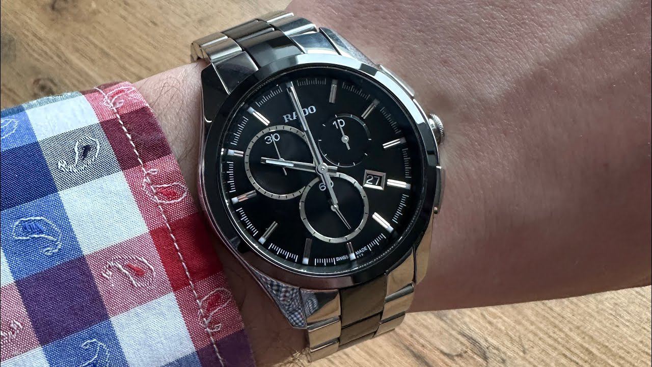Красивый спорт. Обзор Rado Hyperchrome chronograph смотреть онлайн