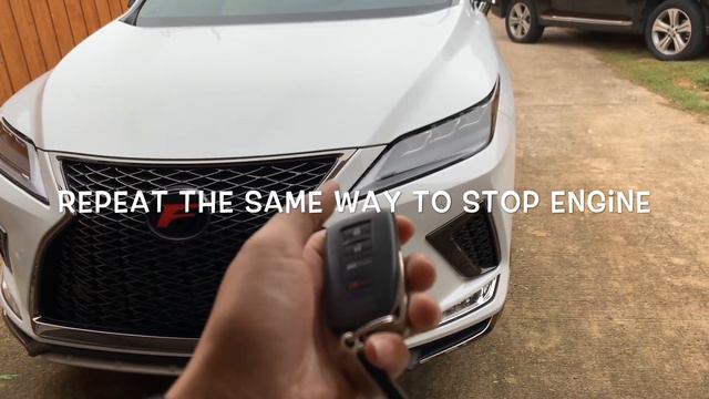 2020 Lexus Rx350 : Remote Start And Stop Engine