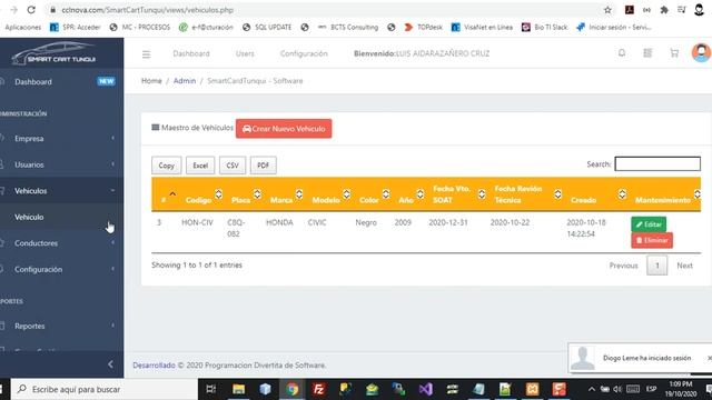Sistema de Gestión y Mantenimiento Preventivo de Vehículos #PHP ,#MANTENIMIENTOPREVENTIDO смотреть онлайн