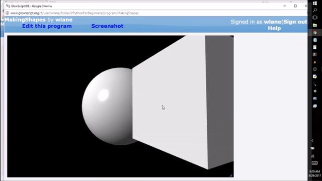 VPython for Beginners 3 - Making Shapes смотреть онлайн