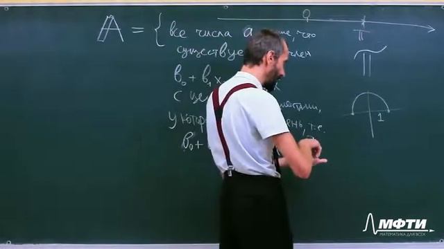 Математика для всех. Алексей Савватеев. Лекция 6.9. Алгебраические и трансцендентные числа смотреть онлайн