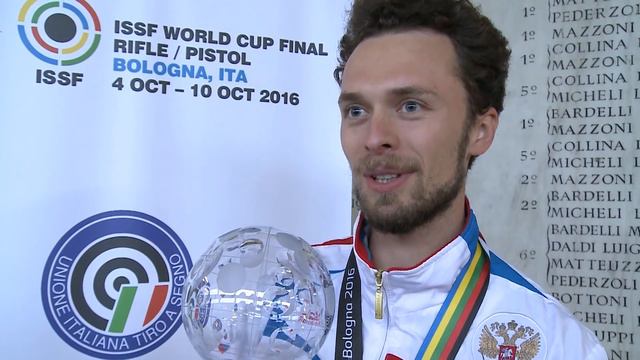 Interview with Sergey KAMENSKIY (RUS) - 2016 ISSF Rifle and Pistol World Cup Final in Bologna (ITA) смотреть онлайн