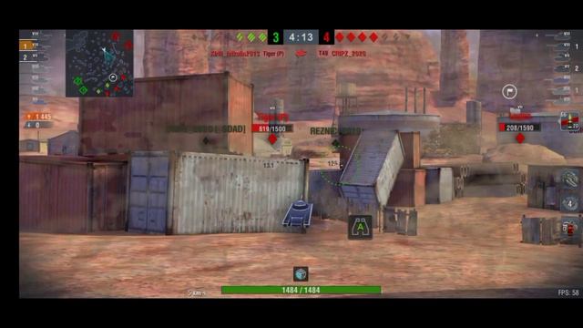 Лёгкий Колобанов 1 в 4 на Chimera. World of tanks blitz. смотреть онлайн