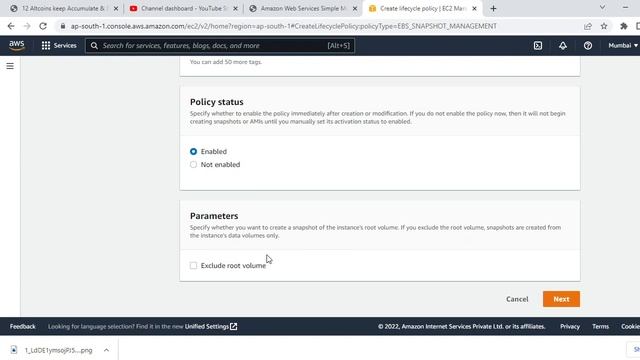 Setup Automated Backup of AWS EC2 Instance (in Hindi) смотреть онлайн