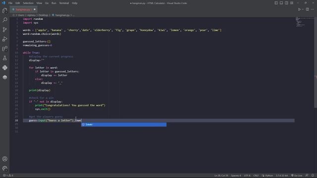 Python Hangman Game Tutorial: Build a Command Line Game from Scratch смотреть онлайн