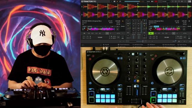 1-Hour Techno DJ Set with Traktor Pro 3 & Traktor Kontrol S2 MK3 смотреть онлайн