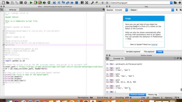 Python, cơ bản: Set (phần 2) (difference(), difference_update()) смотреть онлайн